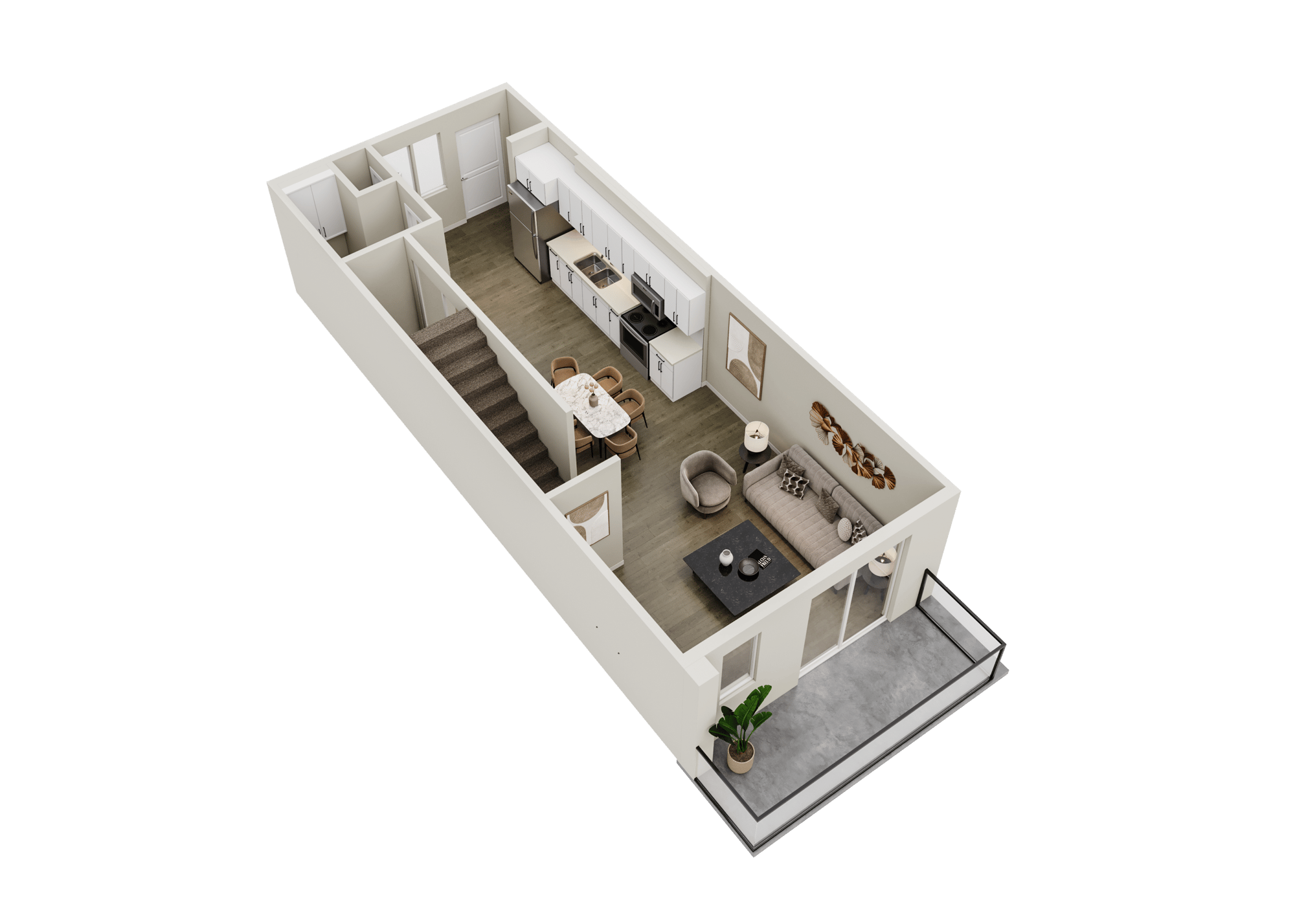 Abbey Unit Type 2 - Main Floor plan - revised