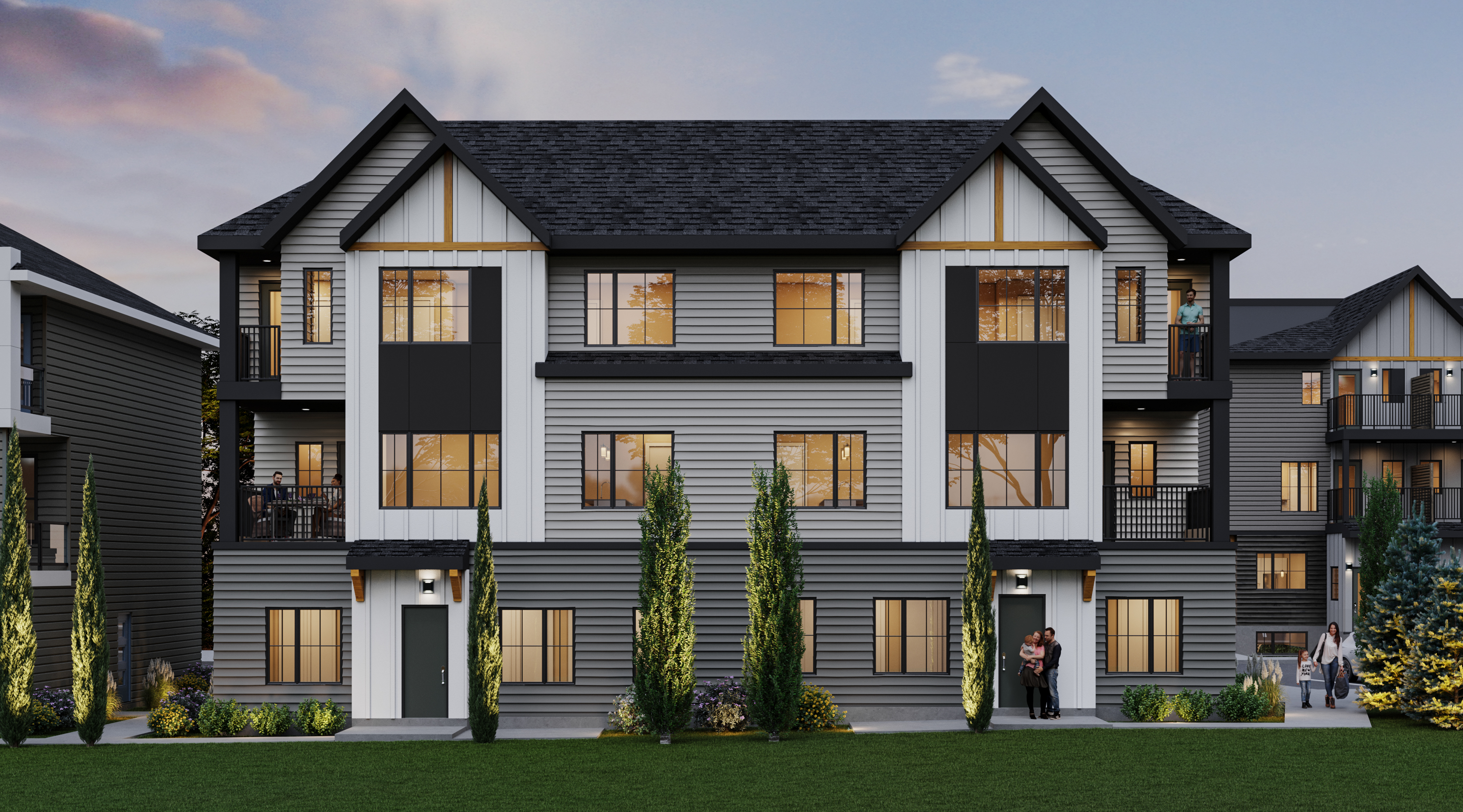 Block 13 (big house)_4 Unit (3 story building)Revised