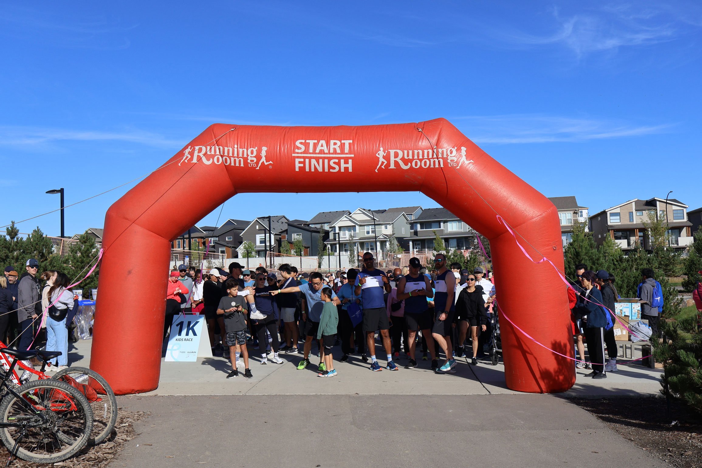 2024 walk/run start/finish line