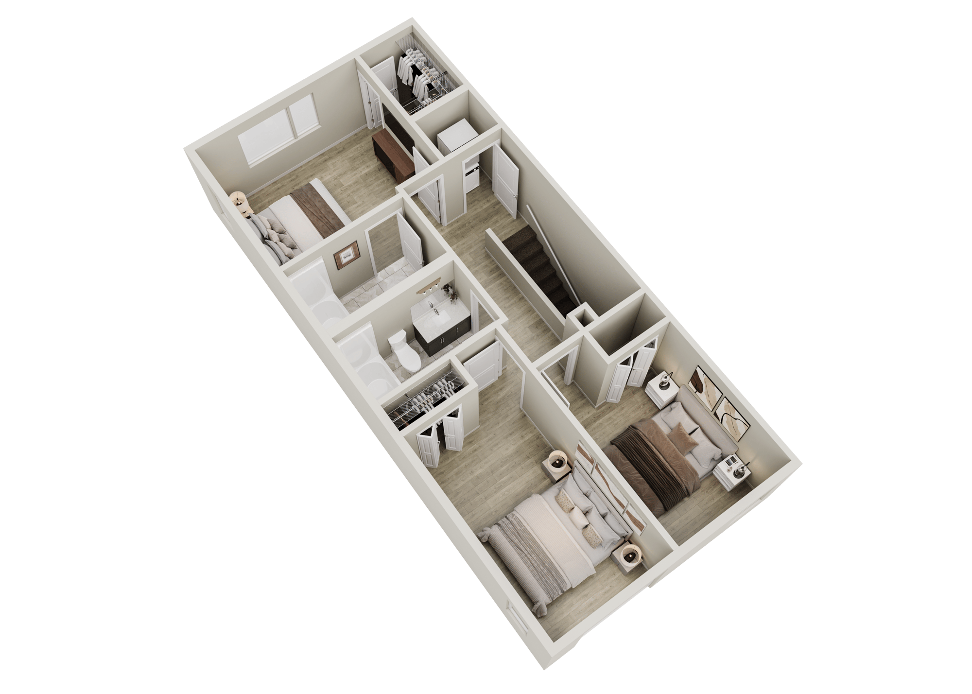 Savile Unit_Type - 1_Upper floor_warm color option - revised